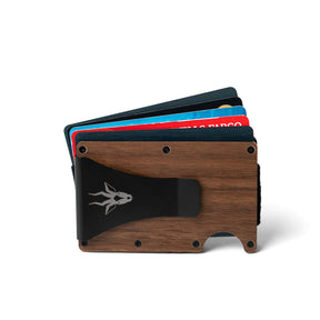 Minimalist Wood Grained Wallet